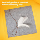 Felt Cat Nest Foldable Deformable Cat Tunnel Semi Enclosed Cat House Pet Bed - 45-Degree Angle
