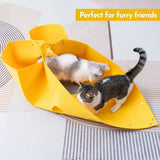 Felt Cat Nest Foldable Deformable Cat Tunnel Semi Enclosed Cat House Pet Bed - Extra Image