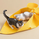Felt Cat Nest Foldable Deformable Cat Tunnel Semi Enclosed Cat House Pet Bed - Extra Image