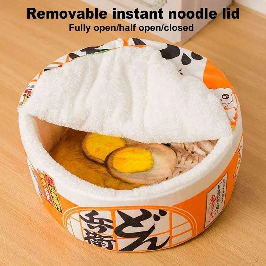 Insulated Winter Pet House Warm Bubble Bucket Dog Kennel Cat Shelter Indoor - Orange-M