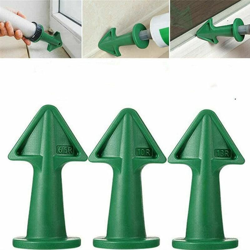 17PCS Stainless Steel Perfect Caulking Nozzle Applicator Sealant Finishing Tool