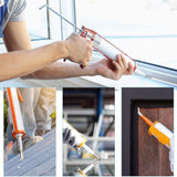 17PCS Stainless Steel Perfect Caulking Nozzle Applicator Sealant Finishing Tool