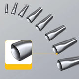 17PCS Stainless Steel Perfect Caulking Nozzle Applicator Sealant Finishing Tool - Low Angle