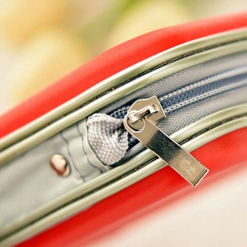 40-Disc CD DVD Wallet Case Portable Car Storage Holder Sleeve Carry Pouch - Red