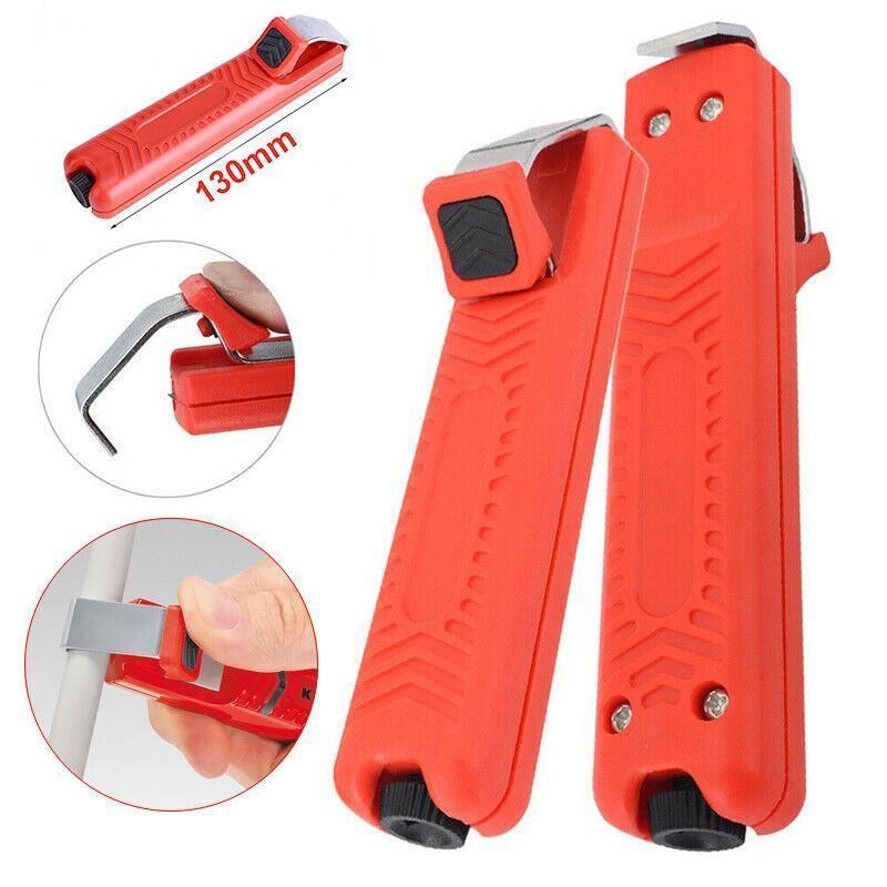 Cable Wire Stripper Pliers Crimping Tool Copper Cutter Self-Adjusting New Au