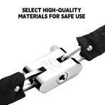 Heavy Duty Combination Padlock Chain High Security Anti Theft Lock For Gate Bike