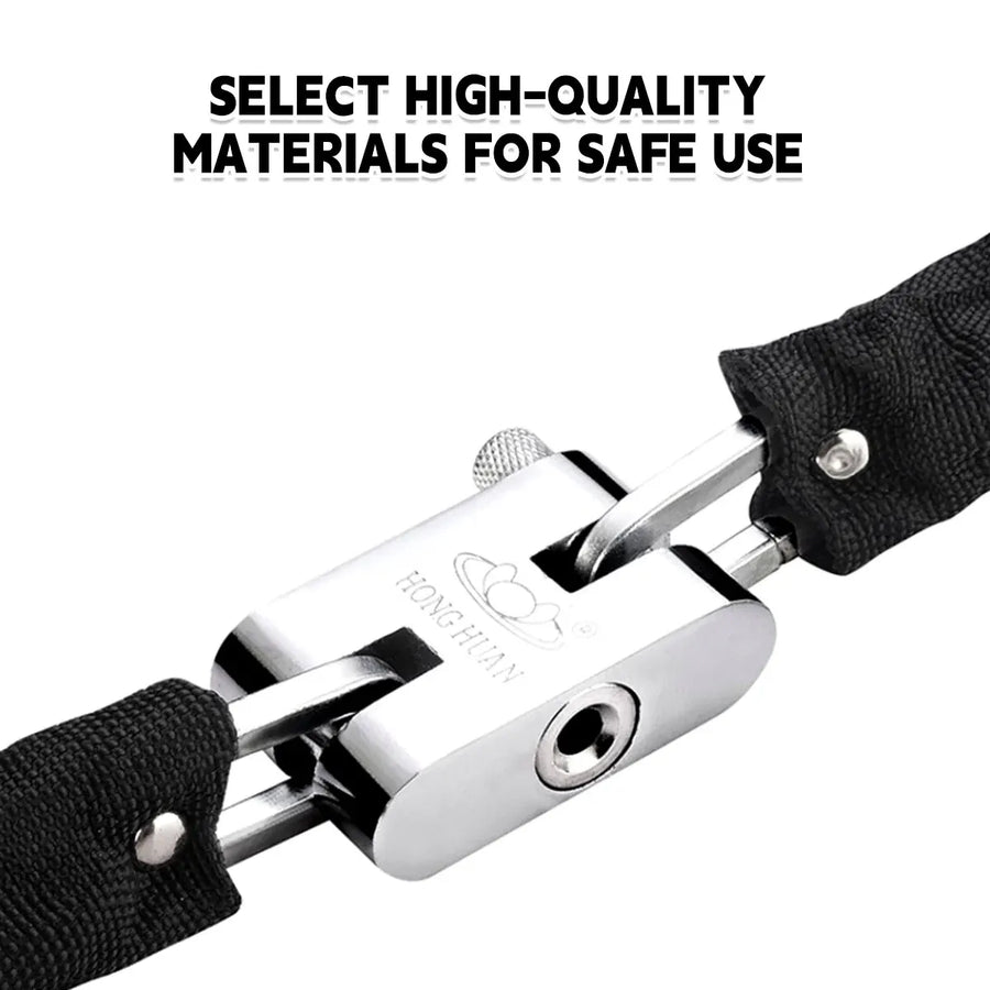 Heavy Duty Combination Padlock Chain High Security Anti Theft Lock For Gate Bike