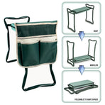 Versatile 3-in-1 Garden Kneeler Padded Seat Kneeling Gardening Work Stool Tools