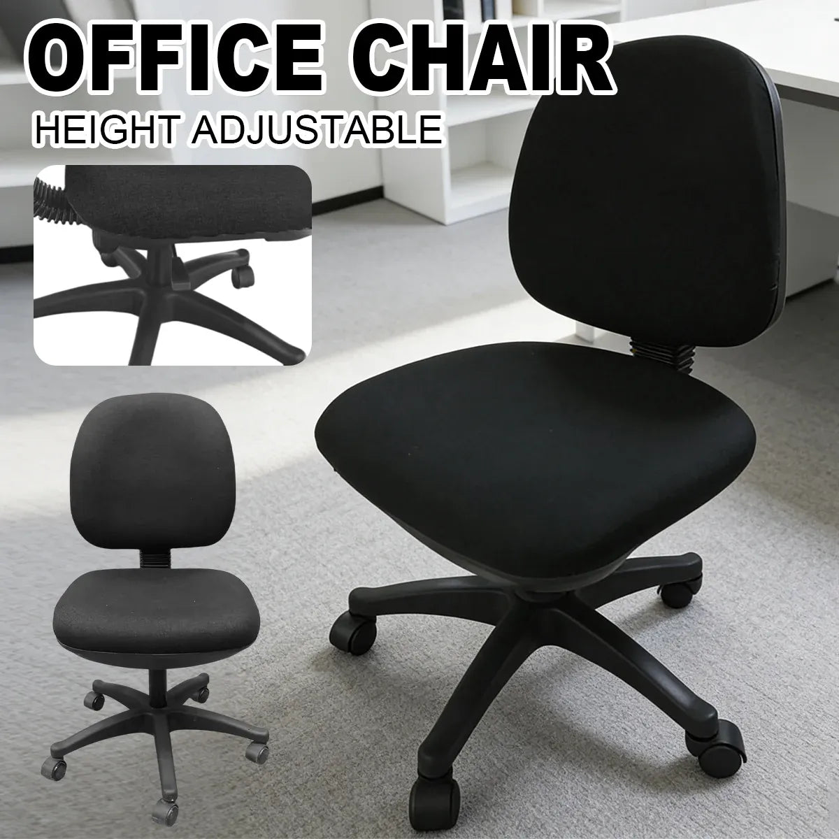Adjustable Height Ergonomic Office Computer Chair High Back