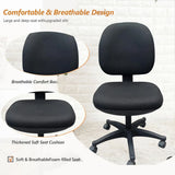 Adjustable Height Ergonomic Office Computer Chair High Back - Top-Down View