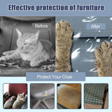 Elastic PVC Dining Chair Cushion Cover Universal Seat Protector with Backrest
