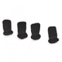 24Pcs Knitted Table Chair Leg Socks Sleeve Floor Protector Furniture Feet Covers - Black