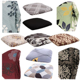 Stretch Dining Chair Seat Covers Removable Seat Cushion Slipcovers Protector - A - Front View