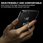 Iring Phone Ring Finger Holder Stand Mobile Grip with Mount Hook for iPhone and iPad - Gold
