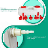 10L Chicken Poultry Automatic Drinking Tank Drinker Feeding Pot Water Dispenser - 45-Degree Angle