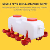 10L Chicken Poultry Automatic Drinking Tank Drinker Feeding Pot Water Dispenser - Close-Up Angle