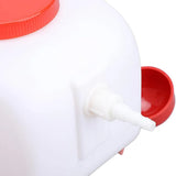 10L Chicken Poultry Automatic Drinking Tank Drinker Feeding Pot Water Dispenser - Extra Image