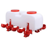 10L Chicken Poultry Automatic Drinking Tank Drinker Feeding Pot Water Dispenser - Extra Image