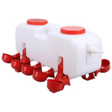 10L Chicken Poultry Automatic Drinking Tank Drinker Feeding Pot Water Dispenser - Extra Image