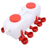 10L Chicken Poultry Automatic Drinking Tank Drinker Feeding Pot Water Dispenser - Extra Image