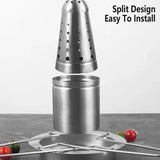 Stainless Steel Chicken Grill Outdoor BBQ Roaster Rack Portable Multi Functional - Extra Image