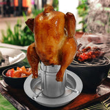 Stainless Steel Chicken Grill Outdoor BBQ Roaster Rack Portable Multi Functional - Extra Image