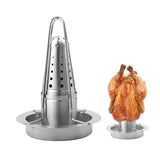 Stainless Steel Chicken Grill Outdoor BBQ Roaster Rack Portable Multi Functional - Extra Image