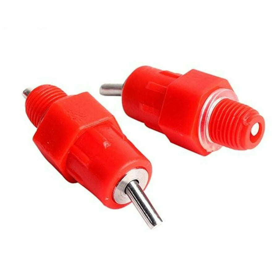 10 PCS Automatic Nipple Water Valves for Poultry and Duck Feeding