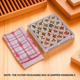 Chinese Birch Wood Chess Set with Laser-Engraved Pieces and Board - Close-Up Angle