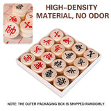 Chinese Birch Wood Chess Set with Laser-Engraved Pieces and Board - Extra Image