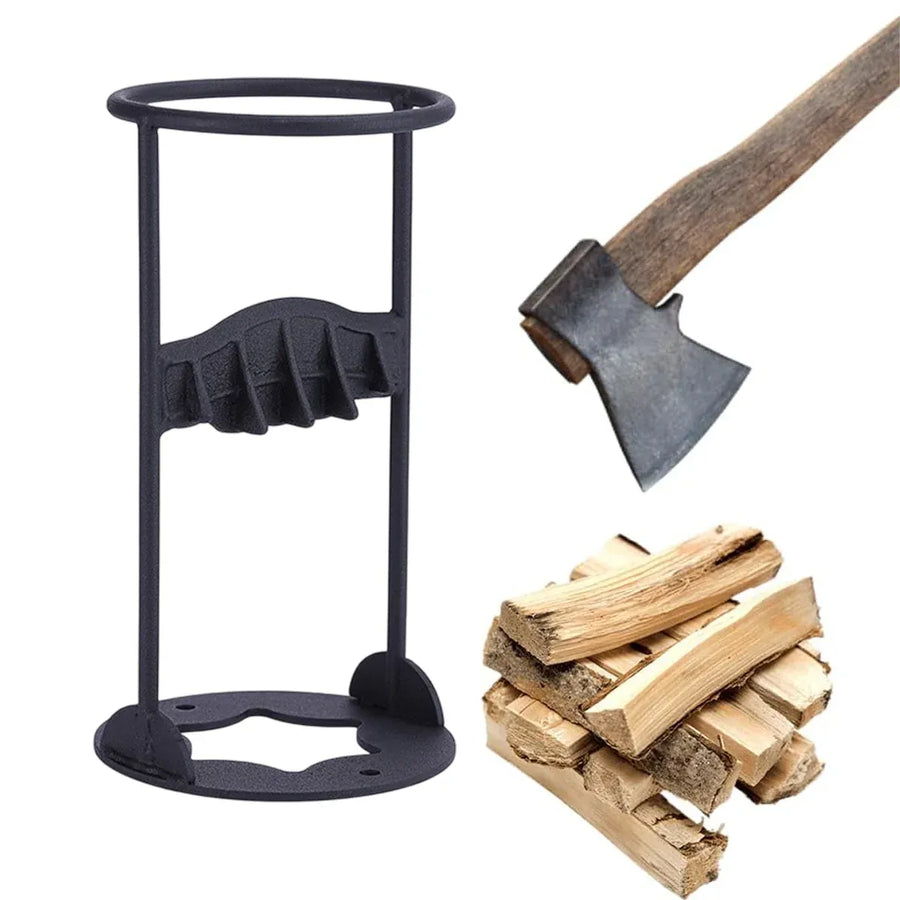 Manual Firewood Splitter Heavy Duty Log Wood Splitting Cutter Kindling Cracker