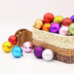 24Pcs/Pack Christmas Tree Xmas Balls Decorations Baubles Party Wedding Ornament - Dark Blue