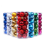 24Pcs/Pack Christmas Tree Xmas Balls Decorations Baubles Party Wedding Ornament - Fruit Green - Side View