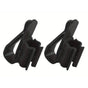 2/4/6PCS Aquarium Fish Tank Filtration Clip Water Tube Hose Clamp Holder Set - Black-2PCS