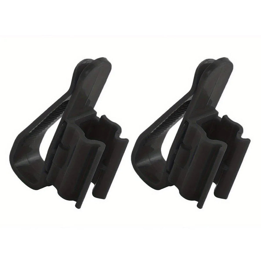 2/4/6PCS Aquarium Fish Tank Filtration Clip Water Tube Hose Clamp Holder Set - Black-2PCS