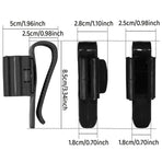 2/4/6PCS Aquarium Fish Tank Filtration Clip Water Tube Hose Clamp Holder Set - Black-2PCS