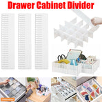 24X Adjustable Clapboard Drawer Cabinet Divider Partition Diy Storage Organiser