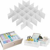 24X Adjustable Clapboard Drawer Cabinet Divider Partition Diy Storage Organiser - 45-Degree Angle