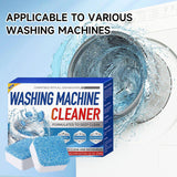 24PCS Washing Machine Cleaner Tablets Disinfectant Effervescent Stain Remover - Top-Down View