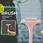 Multifunctional Glass Cleaner Screen Brush Double Sided Window Cleaning Tool - Pink