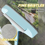 Multifunctional Glass Cleaner Screen Brush Double Sided Window Cleaning Tool - Pink
