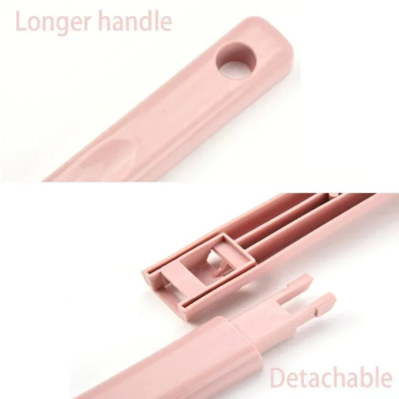 Multifunctional Glass Cleaner Screen Brush Double Sided Window Cleaning Tool - Pink