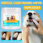 50pcs Pet Teeth Cleaning Finger Set Dog and Cat Oral Care Tool Teeth Cleaning