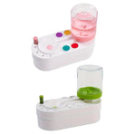 Brush Cleaner Fresh Water Cycle Washer for Brushes and Tools Efficient Cleaning - Green