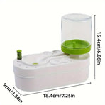 Brush Cleaner Fresh Water Cycle Washer for Brushes and Tools Efficient Cleaning - Green