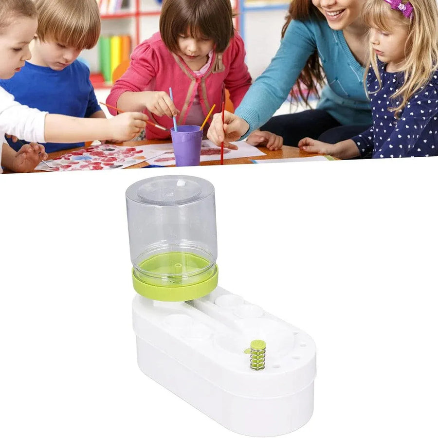 Brush Cleaner Fresh Water Cycle Washer for Brushes and Tools Efficient Cleaning - Green
