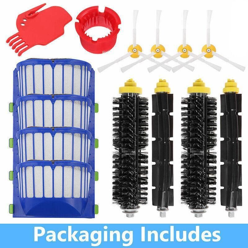 14Pcs Cleaner Brushes Hepa Fliter Parts For Irobot Roomba 600 Series 620 650 630