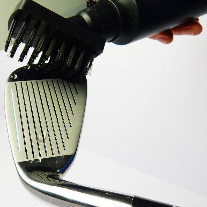 1PC Golf Club Cleaning Brush Reel Groove Cleaner With Extrusion Water Bottle