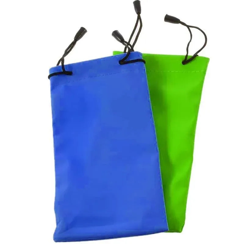 5PCS Cleaning Clothes Sunglasses Pouch Glasses Case Soft Eyeglasses Bag Random - 5PCS