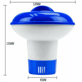 Pool Cleaning Tablets or Dispenser Floating Chlorine Hot Tub Chemical Cleaner - Only Tablets - Side View